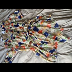 Alex McCall silk Get in line dress multicolor